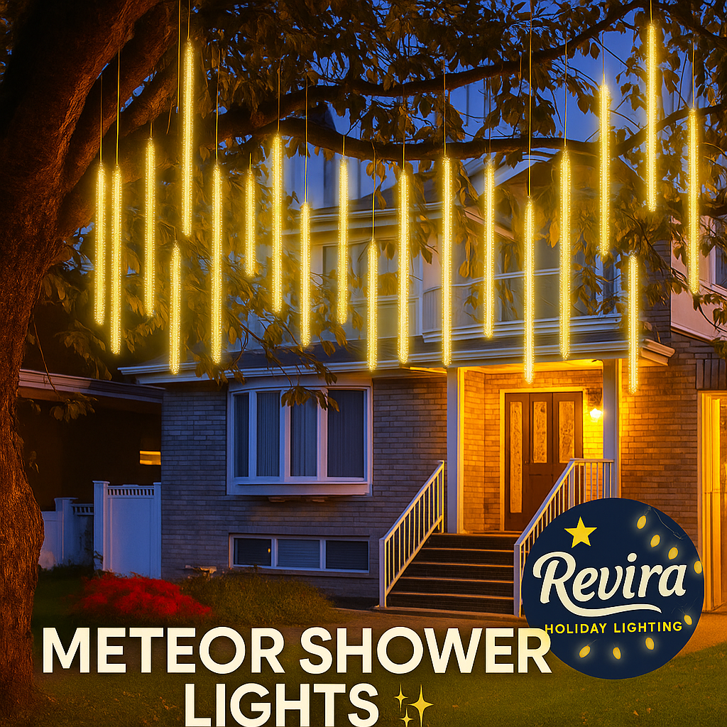 Revira™ Meteor Shower Christmas Lights – LED Falling Snow Tubes (30cm & 50cm)