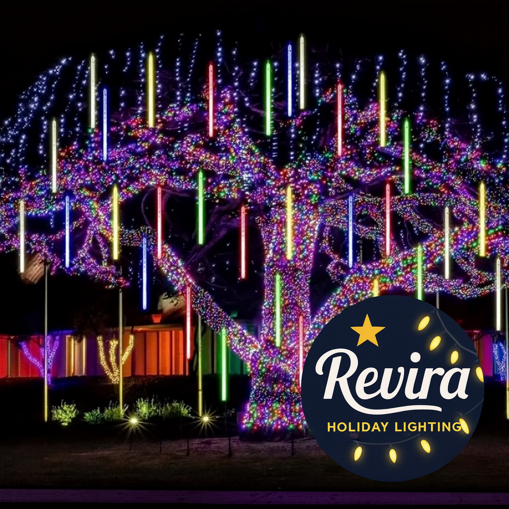 Revira™ Meteor Shower Christmas Lights – LED Falling Snow Tubes (30cm & 50cm)